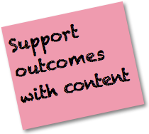 Social Media Strategy Good Practices: Support outcomes with content