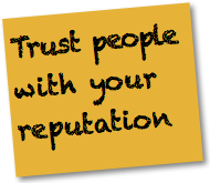 Social Media Strategy Good Practices: Trust people with your reputation