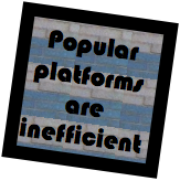 Social Media Strategy Lessons Learned: Popular platforms are inefficient #cx