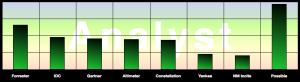 Analyst Report: Advisory & Services Firm Social Business Adoption Score Table