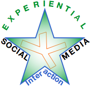 experiential social media logo | Build trust, relationship & business