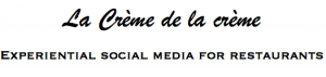 Experiential social media for restaurants, cafés, bars & clubs